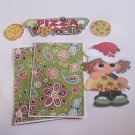 Pizza Lovers Girl - Printed Piece/Title & Mats set