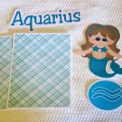 Aquarius- Printed Piece/Title & Mats set