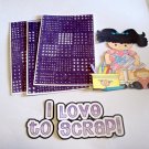 I Love To Scrap 1 - Printed Piece/Title & Mats set