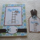 Angels 1 - 5x7" Greeting Card with Matching Tag and envelope