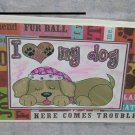 I Love My Dog Girl - 5x7" Greeting Card with envelope