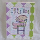Little One Girl - 5x7" Greeting Card with envelope