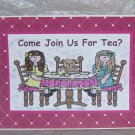 Come Join Us For Tea - 5x7" Greeting Card with envelope Come Join Us For Tea - 5x7" Greeting Card with envelope
