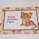 Happy Birthday Tiger a - 5x7" Greeting Card with envelope