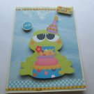 Happy Birthday Frog - 5x7" Greeting Card and envelope