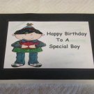 Happy Birthday To A Special Boy a - 5x7" Greeting Card with envelope