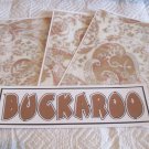Buckaroo  - 4pc Mat Set