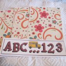 ABC 123 Bus - 4pc Mat Set