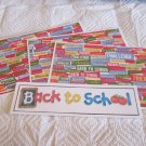 Back To School d - 4pc Mat Set