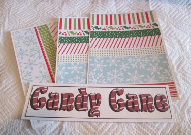Candy Cane a - 4pc Mat Set