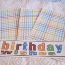Birthday Wishes b - 4pc Mat Set