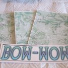 Bow Wow a - 4pc Mat Set