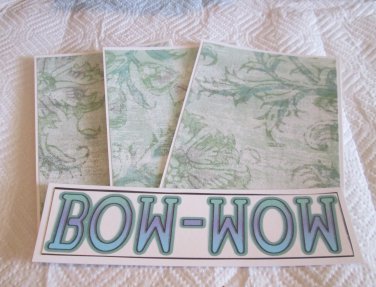 Bow Wow a - 4pc Mat Set
