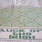 Luck Of The Irish a - 4pc Mat Set