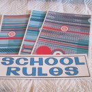 School Rules a - 4pc Mat Set