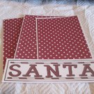 Santa b - 4pc Mat Set