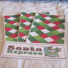 Santa Claus Express a - 4pc Mat Set Santa Claus Express a - 4pc Mat Set