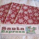 Santa Claus Express b - 4pc Mat Set