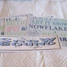 Snow Bound - 4pc Mat Set