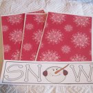 Snow Snowman a - 4pc Mat Set