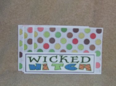 Wicked Witch - 4pc Mat Set