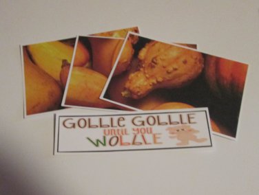 Gobble Gobble Till You Wobble - 4pc Mat Set