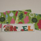 Noel Bear - 4pc Mat Set