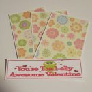 Your Totally Awesome Valentine - 4pc Mat Set Your Totally Awesome Valentine - 4pc Mat Set