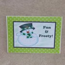 Fun and Frosty - 5x7" Greeting Card with envelope