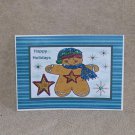 Happy Holidays Gingerbread Man 2  - 5x7" Greeting Card with envelope