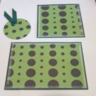 Green Dotty a9 - Assorted Sewn Mats