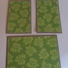 Green Leaves u - Assorted Sewn Mats Green Leaves u - Assorted Sewn Mats
