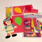 Raggedy Ann Birthday w/Stickers - Mat Set