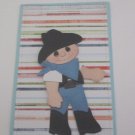 Cowboy Boy 1a Sewn Mat and Piece - Mat Set
