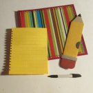 School Set b Sewn Mat and Piece - Mat Set