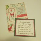 m7 Christmas Saying - Sewn Mat and Piece - Mat Set