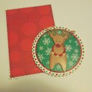 m10 Reindeer Circle- Sewn Mat and Piece - Mat Set