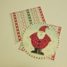 m33 Santa Circle - Sewn Mat and Piece - Mat Set