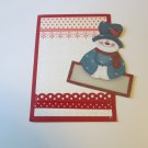 n7 Snowman - Sewn Mat and Piece - Mat Set n7 Snowman - Sewn Mat and Piece - Mat Set
