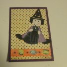 n29 Witch and Cat- Sewn Mat and Piece - Mat Set n29 Witch and Cat- Sewn Mat and Piece - Mat Set