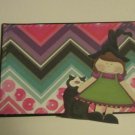 n40 Halloween Girl and Cat - Sewn Mat and Piece - Mat Set
