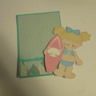 n37 Beach Girl w/Board - Sewn Mat and Piece - Mat Set