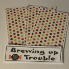 Brewing Up Trouble - 4pc Mat Set