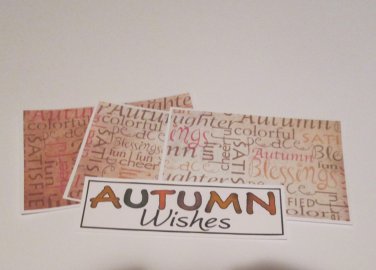 Autumn Wishes - 4pc Mat Set
