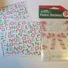 Candy Canes Sticker Sewn Mat Set - Mat Set