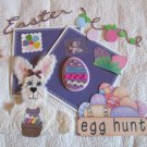 Easter Egg Hunt Tear Bear Bunny c4 - Mat Set