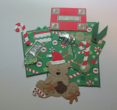 Happy Holidays Bear c1 - Mat Set