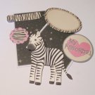 Zoo Day Zebra b1  - Mat Set