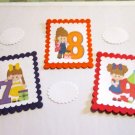 Birthday Girls 7 8 9 - Card/Pages Toppers