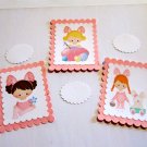 Easter Girls 1 - Card/Pages Toppers